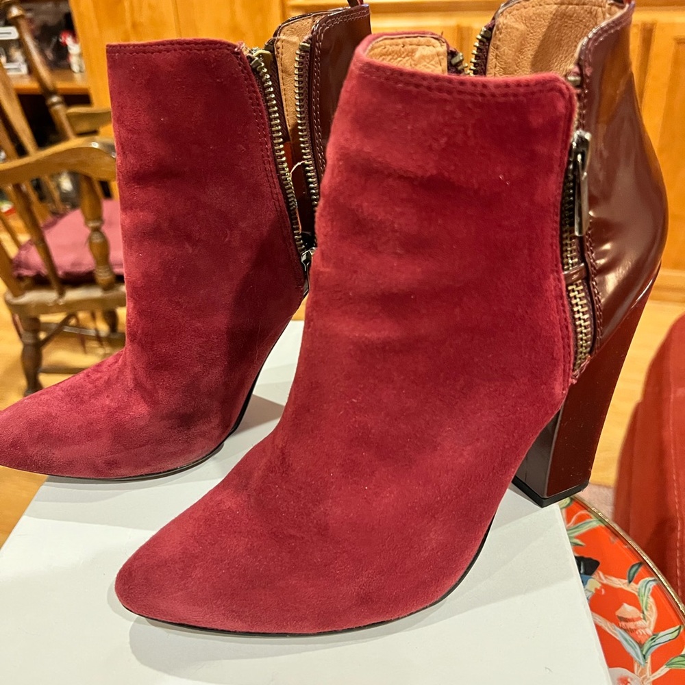 Halogen Burgundy Boots